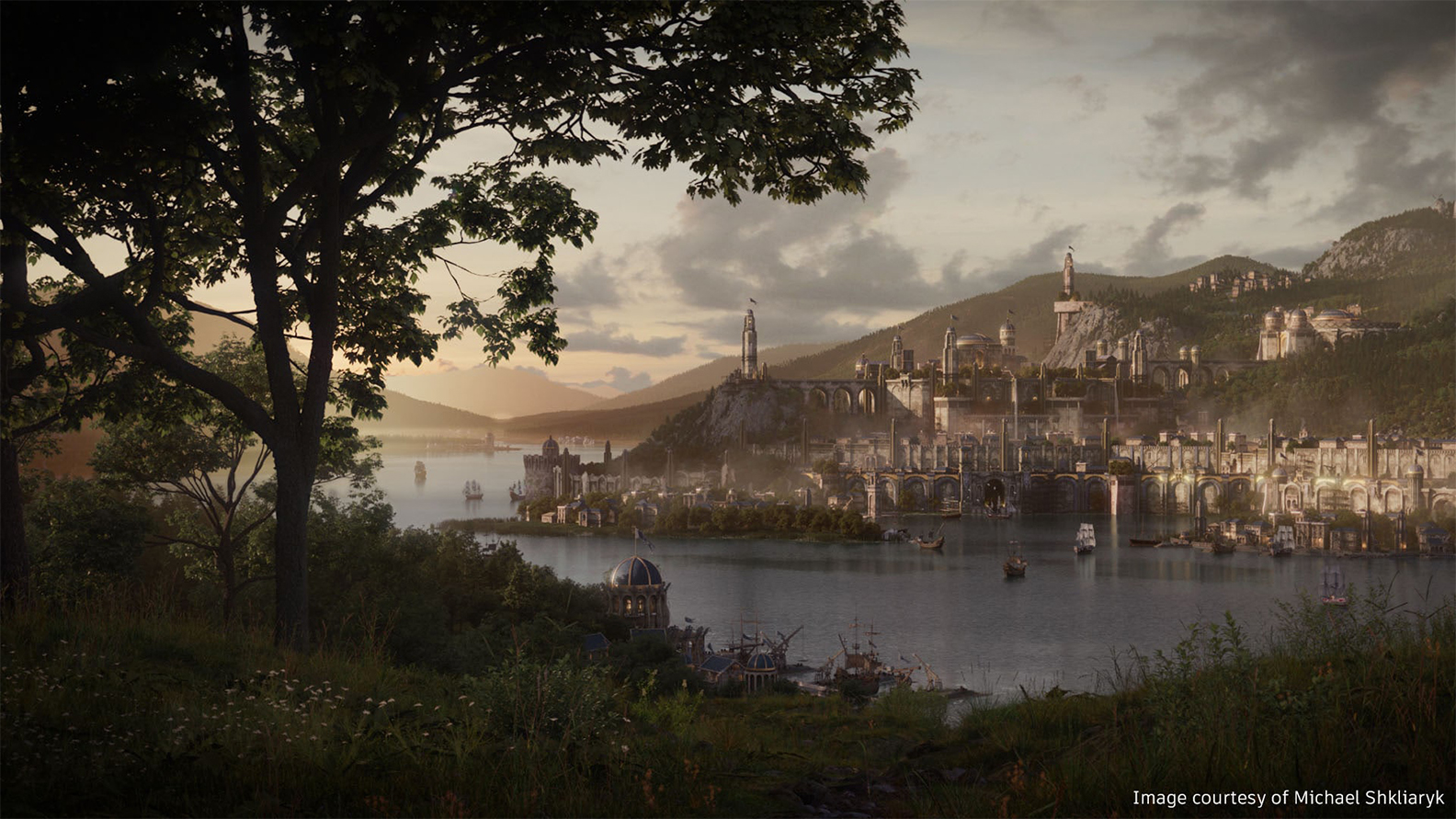 3D prostredie vytvorené v Autodesk 3ds Max